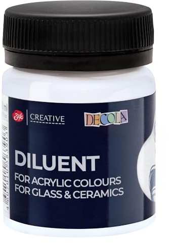 Decola Diluent for Porcelain & Ceramics 50ml Acrylic Thinner