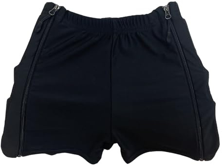 Perfk Kinderhüften-Schutzpolster-Shorts - Weicher Schutz für Eiskunstlauf, Jugendliche, Kinder - Größe XS