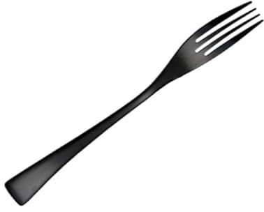 ABOOFAN Tenedor De Mesa De Acero Inoxidable Negro Elegante Cubertería Occidental Resistente Utensilio De Cena Para Restaurante y Hogar Cubiertos Para Carne y Ensaladas