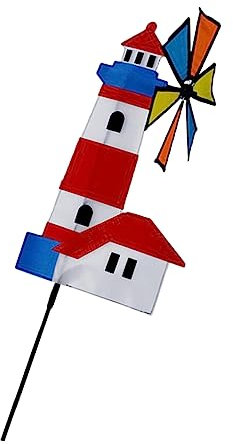 SUPVOX Cloth Windmill Toys Rainbow Pinwheel and Girls Outdoor Garden Decor for Backyard Winnower