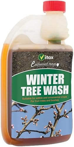 Vitax Winter Tree Wash 500ml Concentrate – Makes 10 Litres – Organic Dormant Season Spray for Fruit Trees and Bushes – Controls Aphids Mites Eggs and Overwintering Pests – Natural Protection