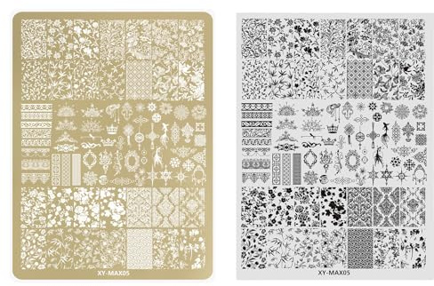 Ongles Art estampage modèles étés printemps Art estampage Images plaques manucure outil d ' impression timbre plaques
