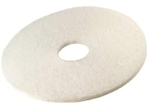 Discos en blanco de abrillantado profesional. Caja 5 uds. Son discos de limpieza especial para abrillantado de suelos en alta calidad. Uso en máquinas pulidoras