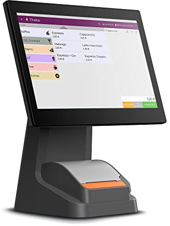 Registrierkasse Kassensystem - Finanzamtkonform 2022 - TSE ready - integrierter Bondrucker - Gastronomie, Handel - GRATIS Ersteinrichtung des POS Terminal (T3 Pro – STANDUP)