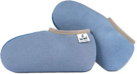 biped Stiefelsocken PINGUIN - wärmende Socken für Gummistiefel, für Freizeit und Beruf - Füßlinge für Damen und Herren als Hausschuh Ersatz oder Gästeschlappen - made in Germany - z2743(37-38)