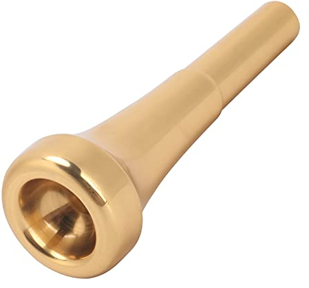 Trompetenmundstück Mundstück Set für Trompete Messing Bright Tone Wind Musikinstrument Teile Performance Instrument Zubehör (5C)