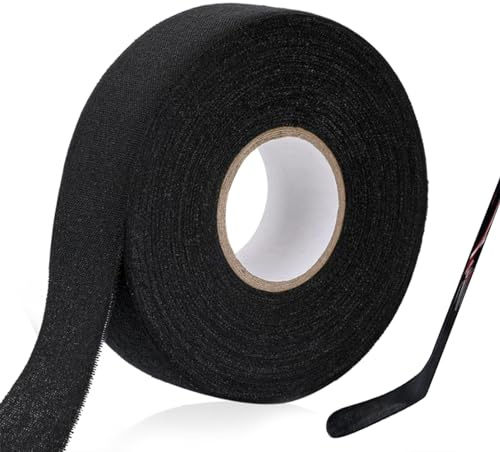 BHSDZX Hockey Tape Self-Adehesive Ice Hockey Stick Tape 25m × 25mm Racket Grip Tape for Badminton Grip Tennis Squash Racquet