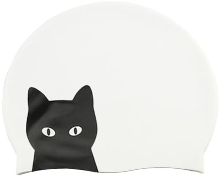 Cuffia da bagno in silicone,Cuffia da bagno in silicone da donna,Cuffia da bagno in silicone impermeabile Cuffia da bagno antiscivolo con protezione dell'udito, cuffia da bagno, cuffia d