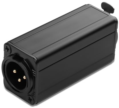 CERRXIAN XLR Ground Loop Noise Isolator,XLR Male to Female Passive Isolation Transformer,Noise Filter Canceller Eliminates Ground-Loop Hum for Studio, Home or Stage Use