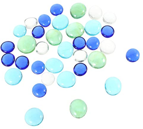 ABOOFAN 3 Bolsas De Gravas De Vidrio De Acuario Fish Tank Fish Tank Multi-Use Colorfle Glass Beads Stones Decor
