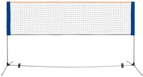 Rete da Badminton 3,1 M/4,1 M/5,1 M/6,1 M, Rete Pieghevole per Volley e Tennis con Borsa da Trasporto, Bordo Rinforzato e Ganci di Sostegno per Interni Ed Esterni 3.1m