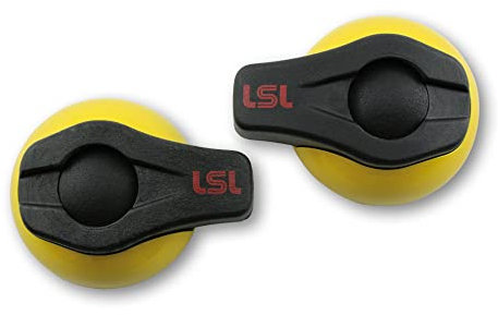 LSL Alu Crashschutz Stöpsel Spulen Schieber Pilze Gelb