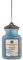 Swizzels English Candle Company EC2D3 Fresh Linen Car Air Freshener, Blue