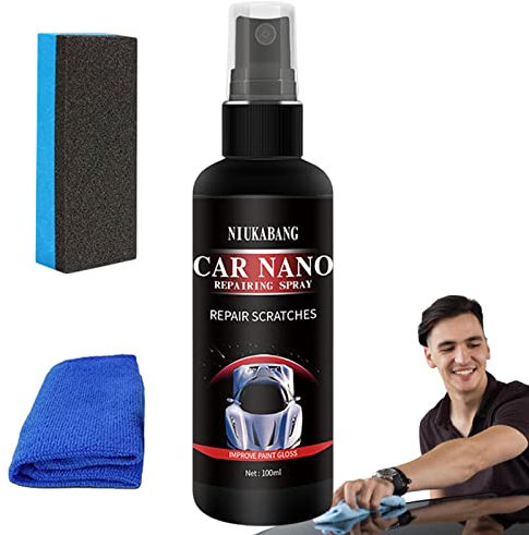 Raxove Rivestimento ceramico per Auto - Kit Nano Spray per Rivestimento rapido ad Alta Protezione | Lucidante per Cera per Auto, sigillante per Vernici per Esterni per lucidatura per Auto AntiGraffio