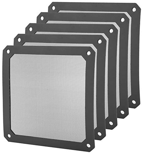 140 Mm Dammfilter Magnetisk 120 Mm Magnetiskt Dammfilter 12×12×5 St Kylfläktfilter Pvc Magnetiskt Datornätram Dammfilter Dammtät Datorfodral Lock