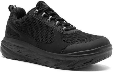 OrthoComfoot Men's Orthopedic Comfortable Diabetic Wide Shoes: Wide Toe Box Arch Support Plantar Fasciitis Sports Sneakers,Fashion Casual Hammer Toes Shoes for Foot and Heel Pain Relief