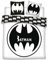 Aymax Batman Logo Double Bedding Set, Reversible Duvet Cover 240 x 220 cm + 2 Pillowcases 65 x 65 cm, Polycotton, Black and White