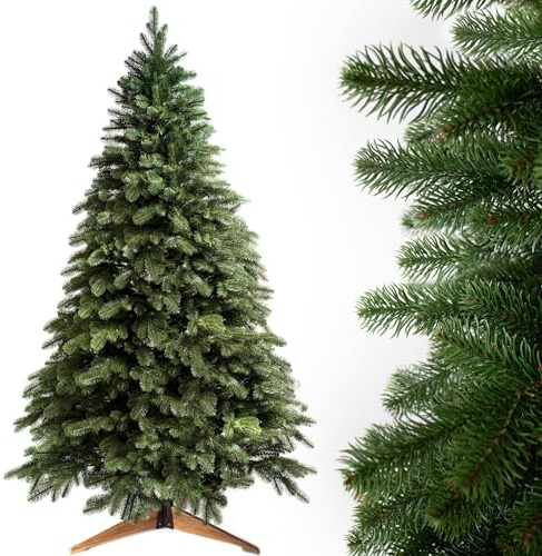 Evergreen Tree Julgran konstgjord 250 cm | premium 100 % formgjuten julgran, naturtrogna grenar – tillverkad i EU – konstgjord julgran