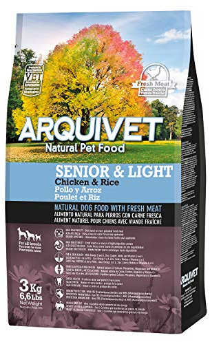 Arquivet Senior Y Light Poulet et riz 3 kg (lot de 1)