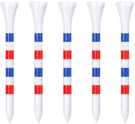 Zivisk Bamboo Golf Tees, 2 3/4 inch Long Tees Golf 100 Count, Strong Sustainable Biodegradable