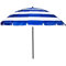 Aktiv 62247 | Winddichter Strandschirm mit UV50-Schutz | Strandschirm Ø240 mit verstellbarer Höhe und kippbarem Mast | Ultra windabweisend | Inklusive Tasche für einfachen Transport