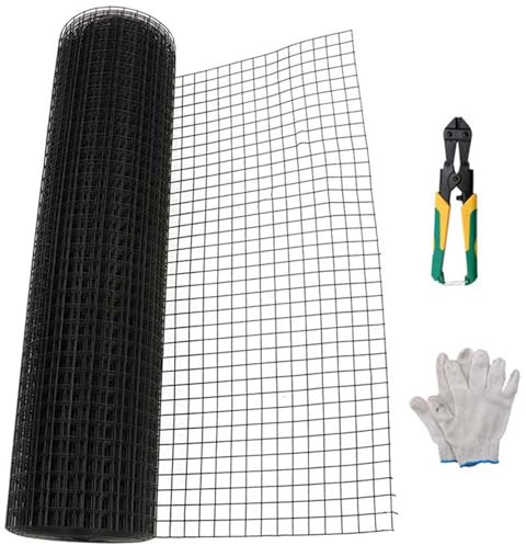 36 Inch x 50 Feet 1 Inch Mesh Cloth Fencing Net 16 Gauge Welded Wire Fence for Planting Breeding Home Garden
