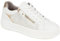 Pavers Women's Dual Fasten Trainers in White - Athletic Zip Shoes with Wide D/E Fit - Comfortable Fit Ladies Sports Footwear - Size UK 7 / EU 40