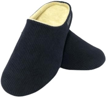 aitann Pantuflas ortopédicas con soporte de arco, para aliviar el dolor de fascitis plantar, antideslizantes en zapatos de casa, Navy, 38 EU
