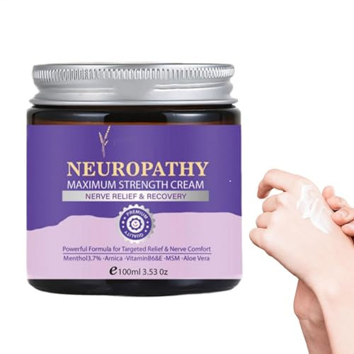 Crème Apaisante Pour Les Douleurs Neuropathiques, Crème Apaisante Pour Les Pieds, Crèmes De Massage Musculaire Naturelles, Crèmes Apaisantes Pour Le Corps, Le Dos, Le Cou Et Les Pieds (1pcs)