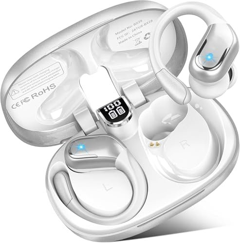 Écouteurs Bluetooth, Bluetooth 5.4 avec Stéréo HiFi, Casque Bluetooth Charge Rapide USB-C, 75 Heures Écouteurs Sans Fil In Ear Annulation Du Bruit IP7 Étanche Sans Fil Casque Sport