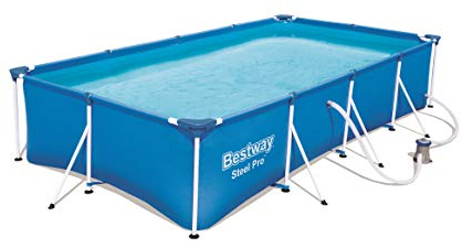 Bestway Swimming Pool with Filter Pump, Steel Pro, 13.1 ft