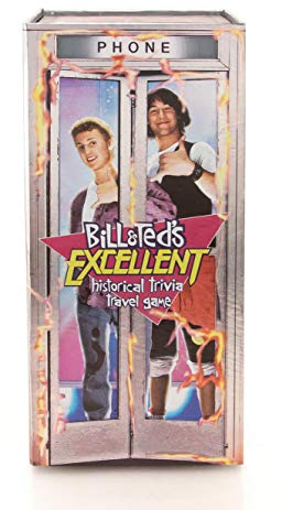 Barry & Jason Games & Entertainment | Bill & Ted's Excellent Historical Trivia Travel Game | Family-Friendly for Adults & Teens | Test Your Knowledge with a Movie Twist for Game Nights | 2-4 Players
