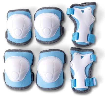 Yvolution Protecciones Codos, Muñecas y Rodillas (Azul)
