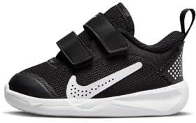 NIKE Unisex Kids Nike Omni Sneaker, Black White, 1.5 UK Child