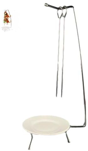 Pincho gancho pincho stand barbacoa rack rejilla soporte vertical porta pinchos pinchos pinchos barbacoa colgando estante accesorios para barbacoa