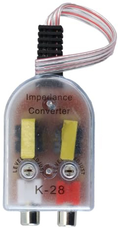 Gurtt Convertidor de Audio de Alta a Baja frecuencia, Amplificador de CD para Coche, subwoofer, Divisor de frecuencia de Alta a Baja frecuencia, convertidor regulador, Filtro.