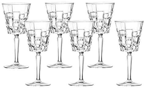 Lorren Home Trends Etna Set of 6 White Wine Goblets