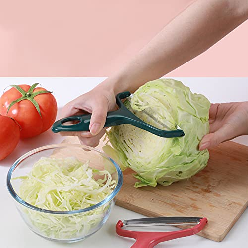 2pcs Éplucheur de Légumes en Acier Inoxydable Râpe à Choux Fruits Légumes Multifonction Outils de Cuisine