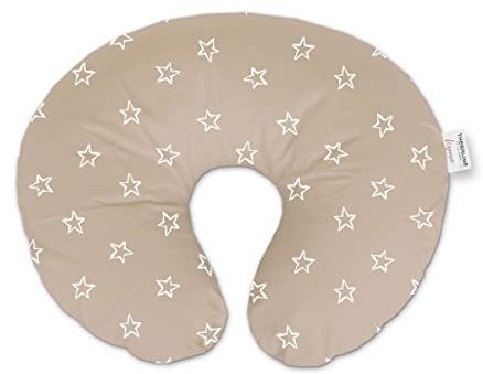 Theraline Wynnie Stillkissen inkl. Bezug Polyesterfaser Sterne cappuccino