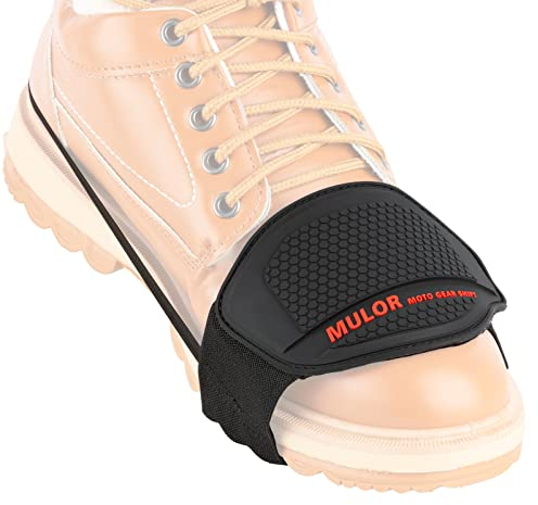Mulor Motorbike Gear Shift Pad Guard Motorcycle Boots Shoes Protector for Gear Shift Non-slip & Anti Falling (Pack of 1)