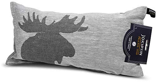 Jokipiin Kaiku Coussin de sauna de qualité supérieure, 40 x 22 cm, 100 % fabriqué en Finlande, lin et coton, certifié Ökotex, appui-tête et coussin de nuque pour sauna, spa et repos