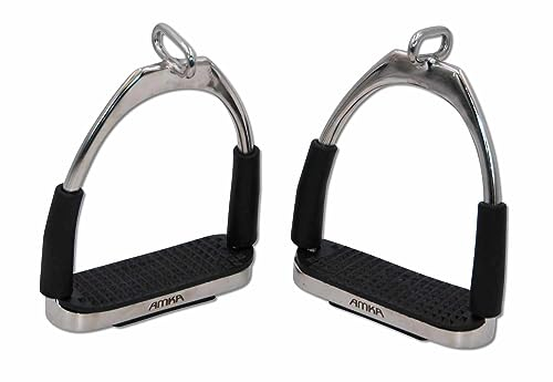 AMKA Sicherheitssteigbügel mit Gelenk und 90 Grad gedrehter Öse
