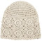 DHSBGWSX 1 Stück Gestrickte Baumwollmütze, Sommer-Lose Beanie, Dünne Baumwollmütze, Häkelmütze, Damen-Zehenkappe, Geeignet Für Verschiedene Kopfformen Und Gesichtsformen (Beige)