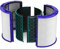 VIOKS juego de filtros 360° recambio para filtro Dysоn Hot and Cool 969048-02 para purificador de aire HP04 HP05 TP04 TP05 DP04 / Filtro Hepa + filtro de carbón activo para Pure Cool, Pure Hot+Cool
