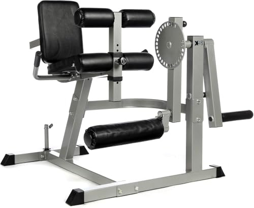 XS Sports Pro Heavy Duty Seated Leg Curl & Extension Machine Quads Hamstrings Press