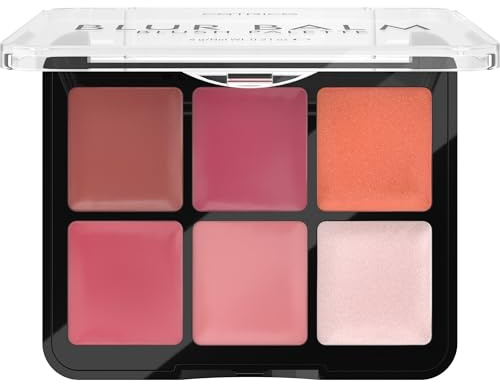 Catrice Blur Balm Blush Palette, Ultra pigmentato, risultato istantaneo, naturale, luminosa (6g)