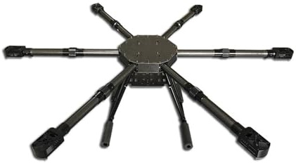 V1000HZ Hexacopter Heavy-Lift Frame Kit 1150 mm Axelavstånd Integrerad PDB 5L nyttolastkapacitet Förstärkt kolfiberkropp for industriell UAV 1Set