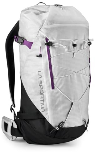 La Sportiva ZEMP002 Granite 32 Zaino, Gesso/Nero, M-L, Per esterni