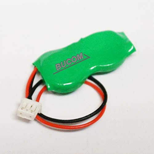 Bucom CMOS Bios Batterie für Sony Asus Toshiba Notebooks 2,4V V15H 3PIN Anschluss