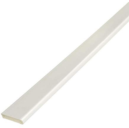 White, 30mm x 5m Cloaking Fillet uPVC Plastic Window Door Architrave Trim